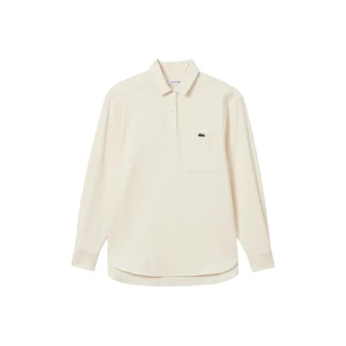 LACOSTE XFJ/Кремово-белый Женская Поло