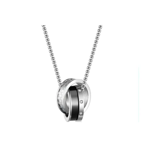 Disney Титановые стальные ожерелья мужские серебряные