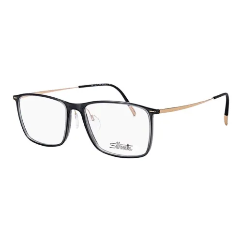 SILHOUETTE Titanium Square Eyeglass Frames Unisex Rose Gold SILHOUETTE Титан Квадратные Оправы для очков Унисекс Розовое золото
