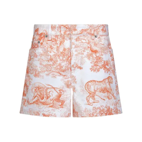 DIOR Джинсовые шорты Женские Orange