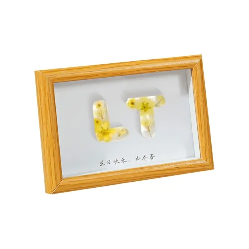 DUOMIAOYOU DIY Эпоксидная заливка Сушеный Цветочный Дизайн Буква Фоторамка DIY Игрушки
