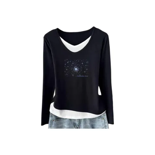 H YXIANG Обычная T-рубашка Женская