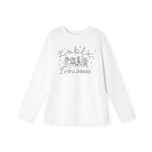 MOONCORE Длинный рукав Т-рубашка Женская