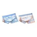 Синий чернильный цветочный, яркое облако