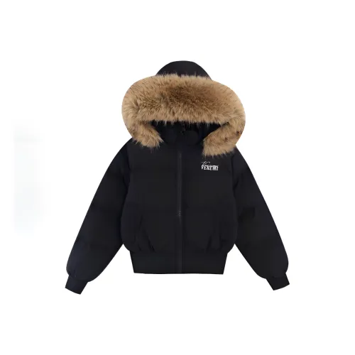 KKX Черный Женский Пуховик