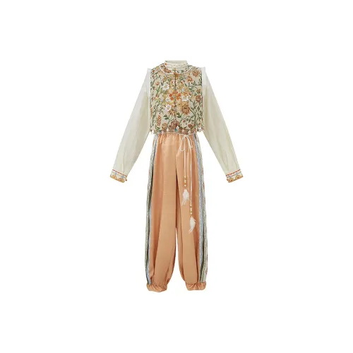 Cloud Hidden Moon Embroidery Ханьфу Женские