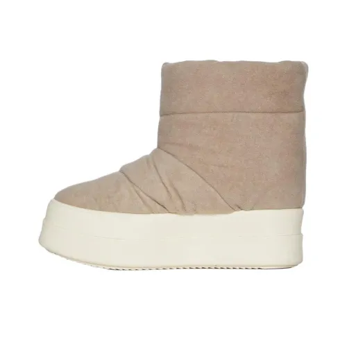 Rick Owens DRKSHDW Mega Bumper Короткий Сноубутсы 6,5 см Мужской Хаки