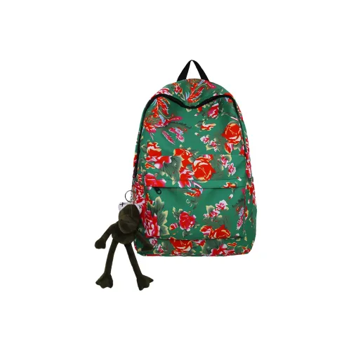 KOUDIXIONG Холст Рюкзак Стандартный Подростки Черный Красный Зеленый