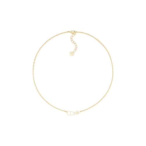 DIOR Lucky Series Metal Necklaces Унисекс Золото