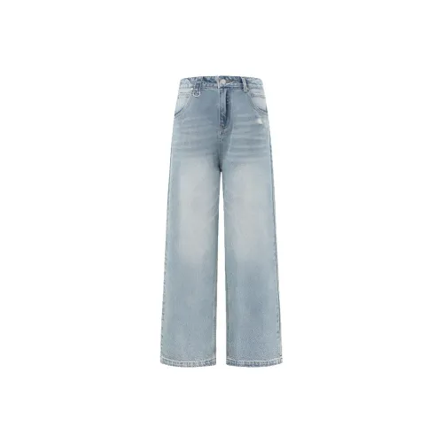 Incolore Светло-Синие Женские Джинсы