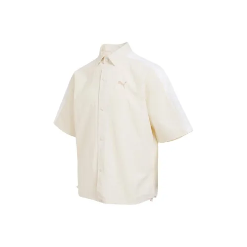 PUMA T7 Prime Ретро Ткани вязаные Рубашка Мужская