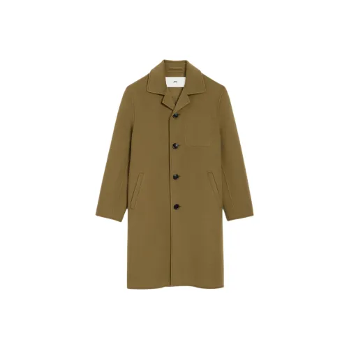 AMIPARIS Зеленое Мужское Пальто