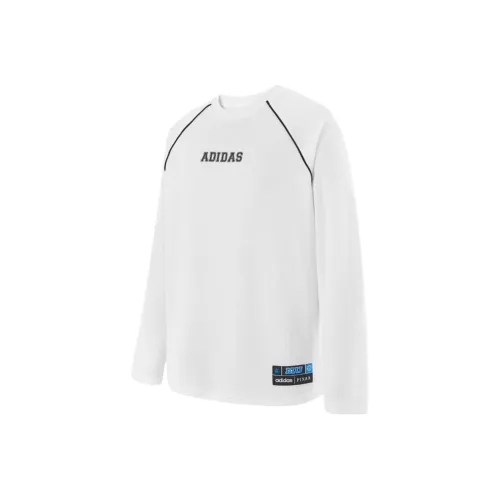 Adidas Белый Унисекс Футболки