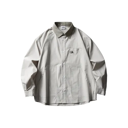 UNDOMAZE Весенний Осенний Длинный Рукав Рубашка Свободного Кроя Мужская