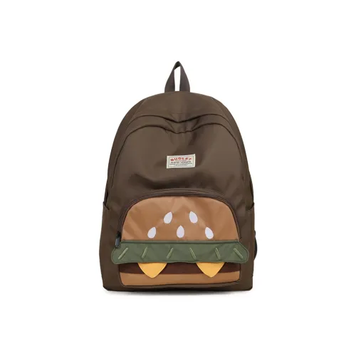 KOUDIXIONG Нейлоновый рюкзак стандартный для подростков хаки темно-коричневый