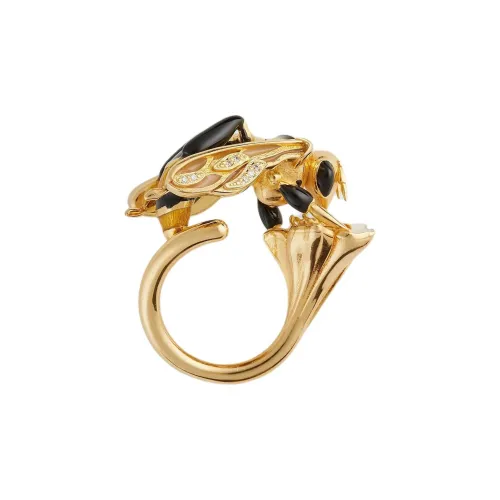 Bottega Veneta Серебряные Кольца Женские Золотые