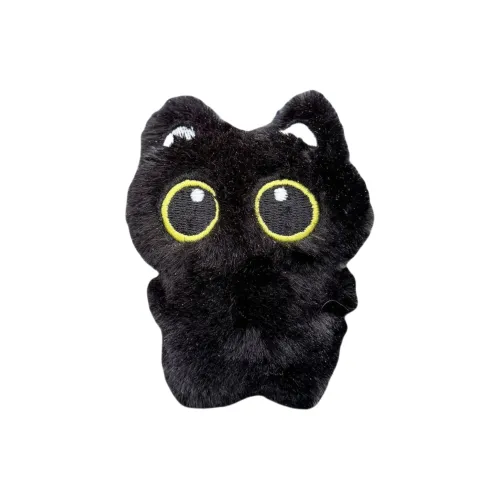 Princess Lovers Милый Креативный Черный Кот Мяукающий Плюшевый Брелок 10 см Высота