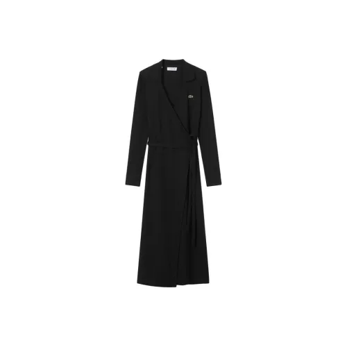 LACOSTE Длинное платье с длинными рукавами женское