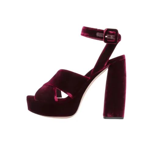 MIU MIU One Ремешок Сандалии 13,5 см Женские Фуксия