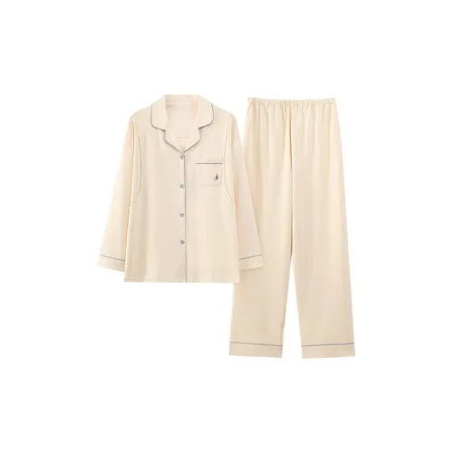 MIIOW Белый Женский Пижамный Комплект