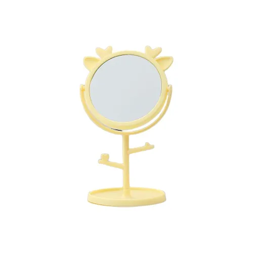 ECOHOME Мультяшное Зеркало Однотонное Настольное Милое для Дети Зеркала MAKE UP Портативное Зеркало