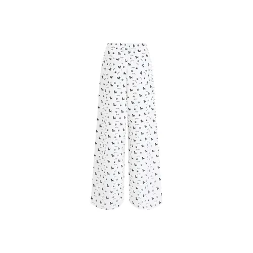 XIAOLIZI Белый Женские Повседневные Брюки