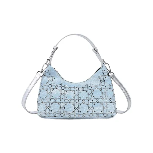 Meow In The Grass Ткань Сумка Стандартная Женская Многоцветная