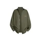 Армейский зеленый (минималистский стиль, активный логотип на груди)