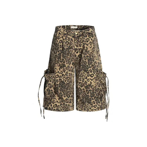 MR BENSE Леопардовый принт Унисекс Повседневные брюки