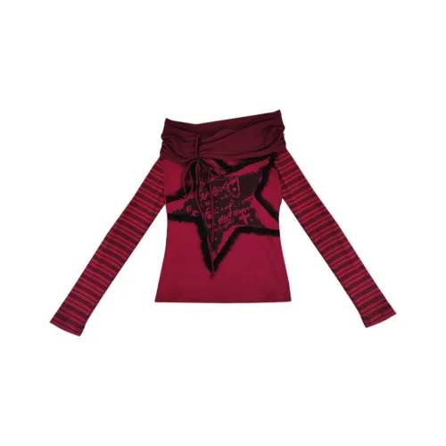 CHARM GLOW Красный Женский Свитшот