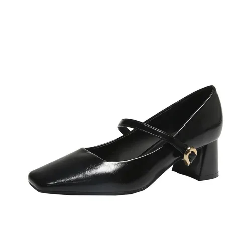 CAOT Грубый каблук Мэри Джейн Женские туфли