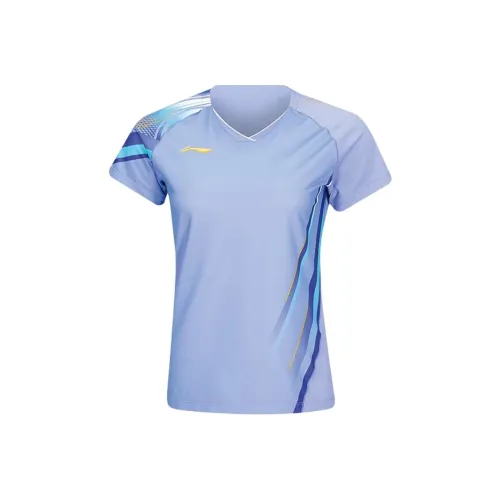 LINING HUA Ying Фиолетовый Женские T-рубашки