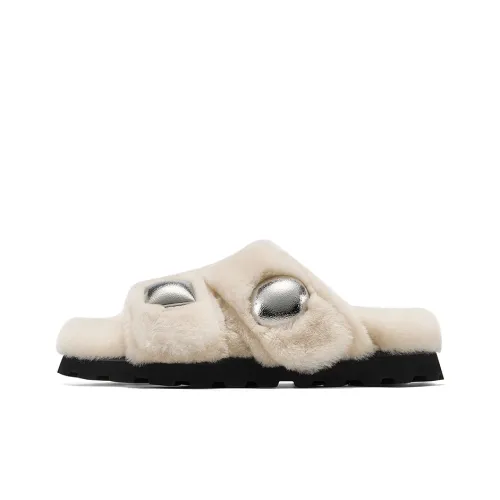 GG CC Флок Слипоны Женские