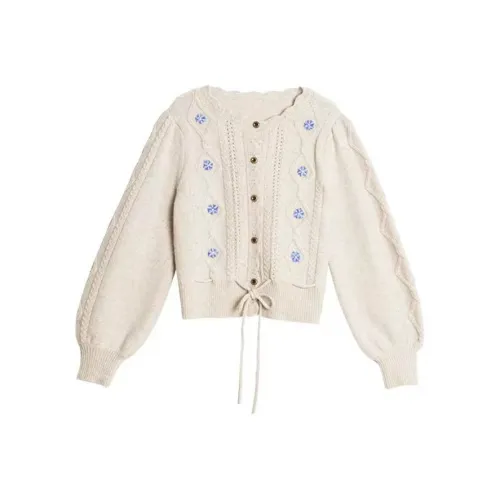 Meanalot Ecru Женская Трикотажная