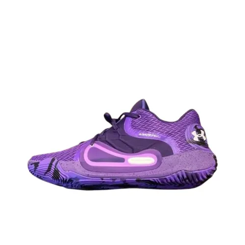 Under Armour Anatomix Spawn Баскетбольные кроссовки Мужской Фиолетовый