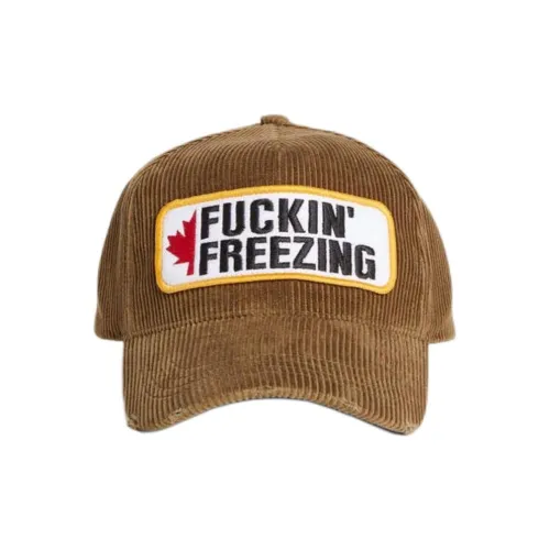 DSQUARED 2 Хлопок Бейсболки Унисекс Коричневый