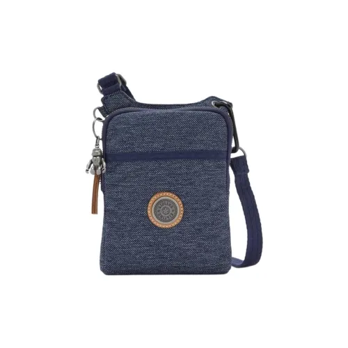 Kipling Полиамид Сумка через плечо Женская Джинсовый синий