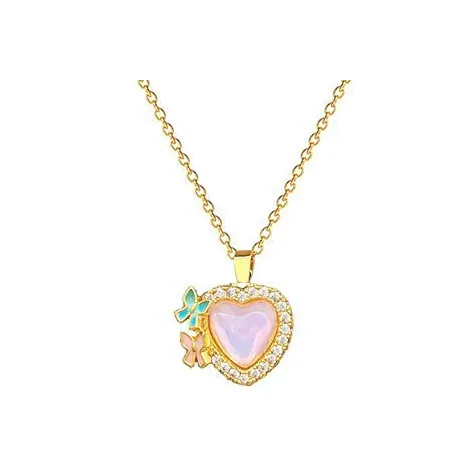 BNNYW Цветное стекло Ожерелья Женские