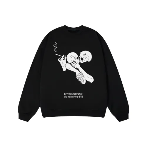 YIWEN Свитшот с круглым вырезом Унисекс