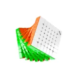 Магнитный кубик Рубика с семью слоями, многоцветный [поверхность с узором UV ромб]