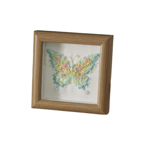 MENGJIMA Бабочка Среди Цветов Ткацкие станки наборы для шитья