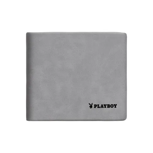 Playboy ПУ (полиуретан) Кошелек Унисекс Серый Черный Синий