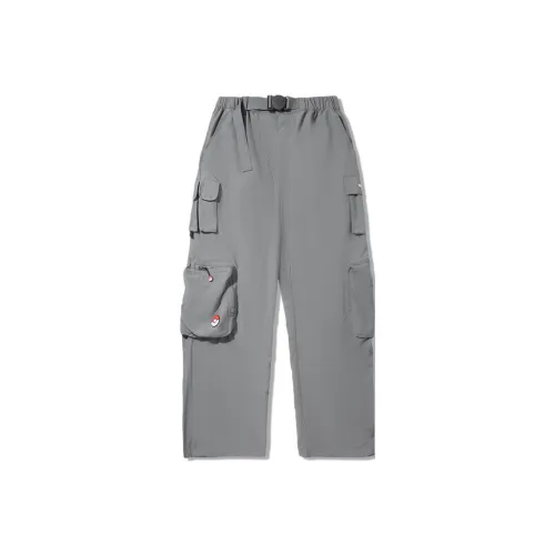 LINING x Pokemon Повседневные брюки Мужские Элегантные Серые