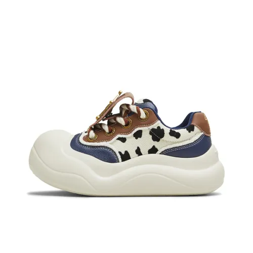 Disney x Teenmix Woody Chunky Cow Обувь Низкий Топ Скейтборд Кроссовки Женские Синий