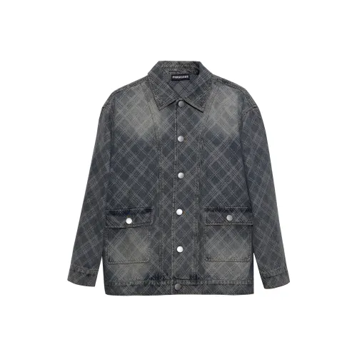 PHPA Деним Куртка Осенний Зимний Унисекс