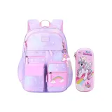 Градиентный фиолетовый рюкзак + пенал