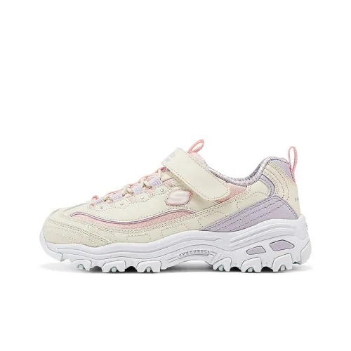 Skechers Kids Casual Low Top Молочно-белый Школьный возраст