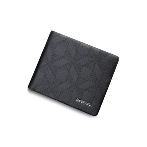 Cheekkiss Кошелек из коровьей кожи мужской черный