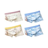 Лист Тай-дай, Туманный Цветочный Дизайн, Синий Чернильный Цветочный, Синий Чернильный Цветочный