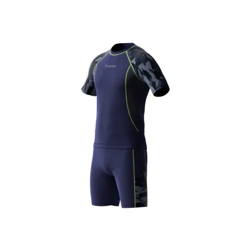 QIAODAN Черный Серый Мужской Мужской купальный костюм